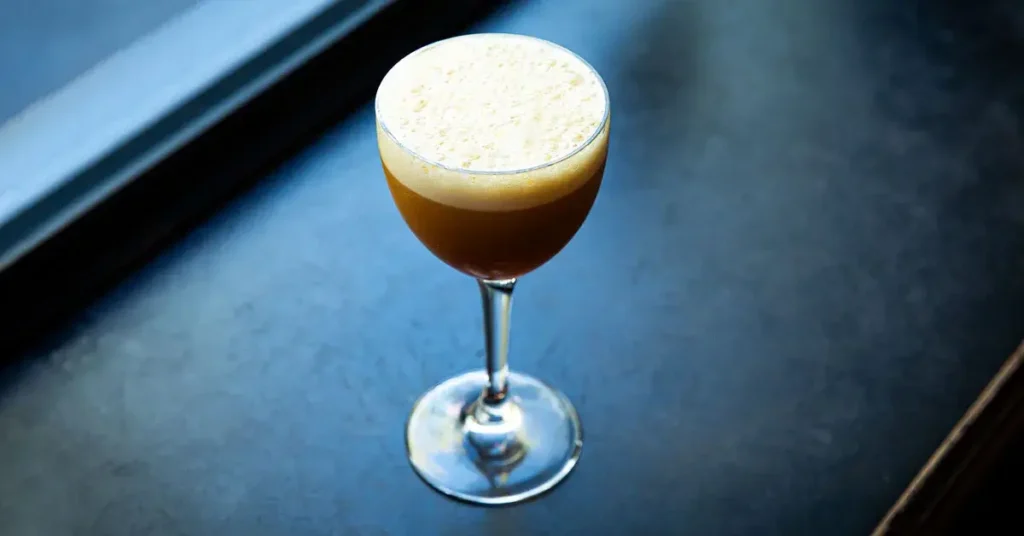 Shakerato de Pisco coctel