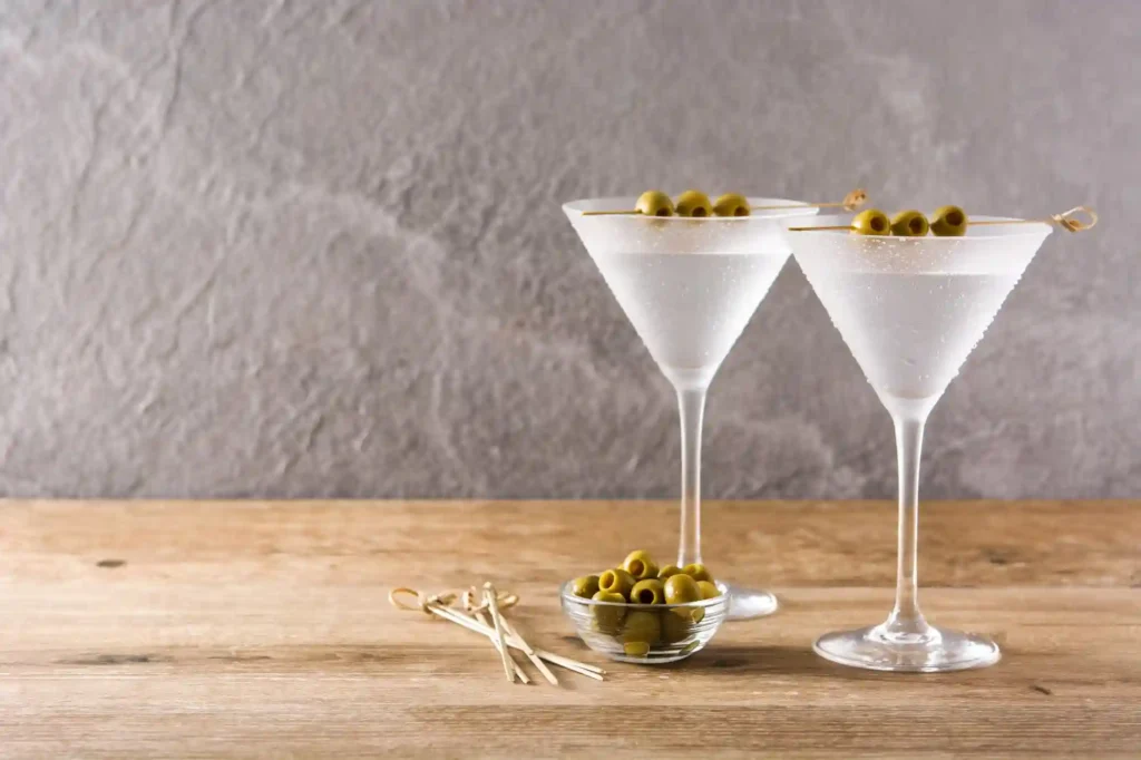 Martini seco con ginebra histórica