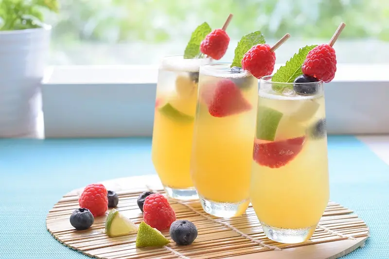 Ingredientes más usados en cócteles sin alcohol