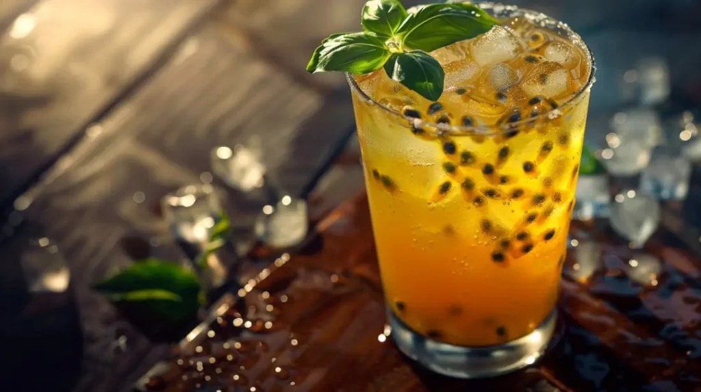 Caipirinha de maracuyá