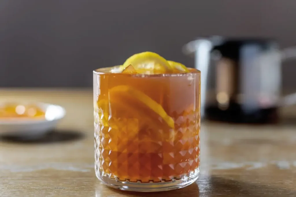 Whisky con té helado