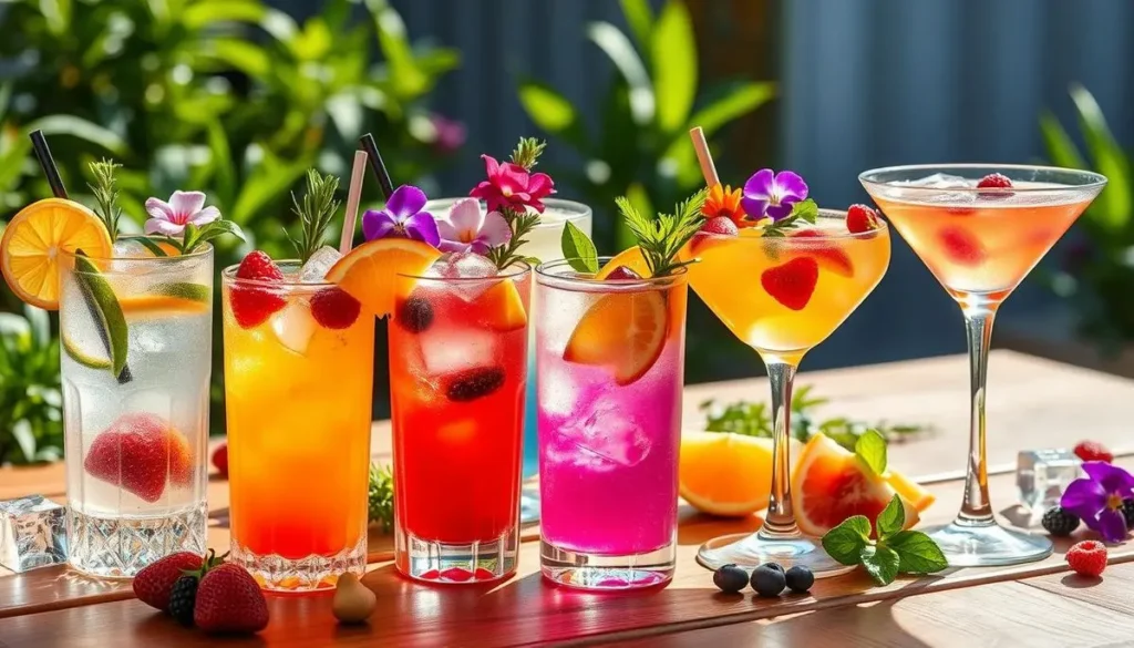 cócteles de frutas