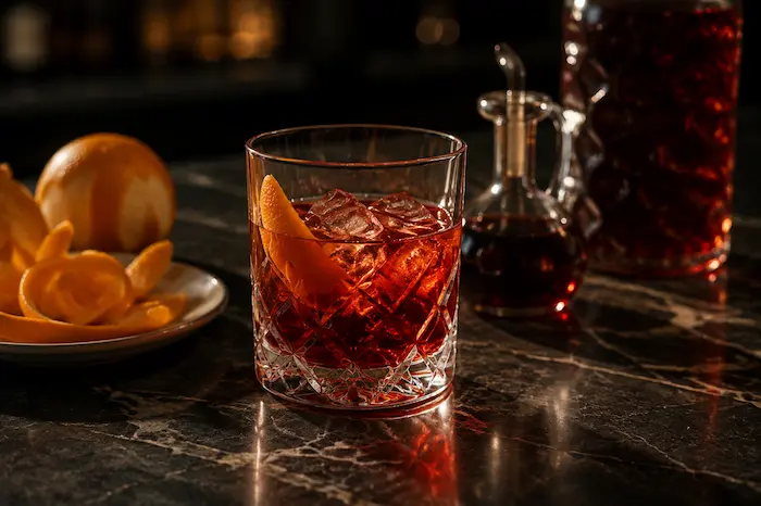 ¿Cuáles son los ingredientes del Boulevardier y cómo se prepara