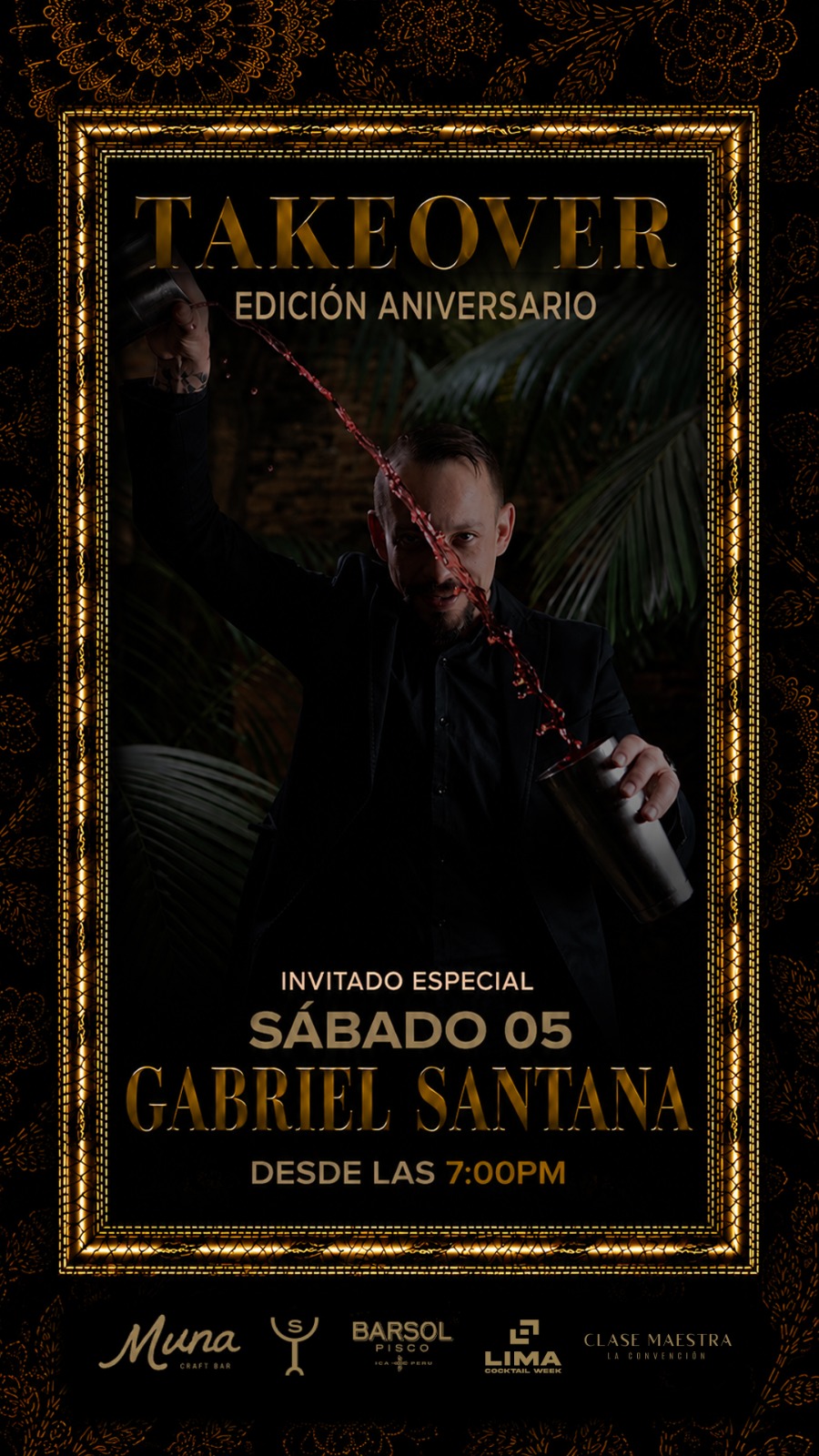 Gabriel Santana presentación en bar Muna
