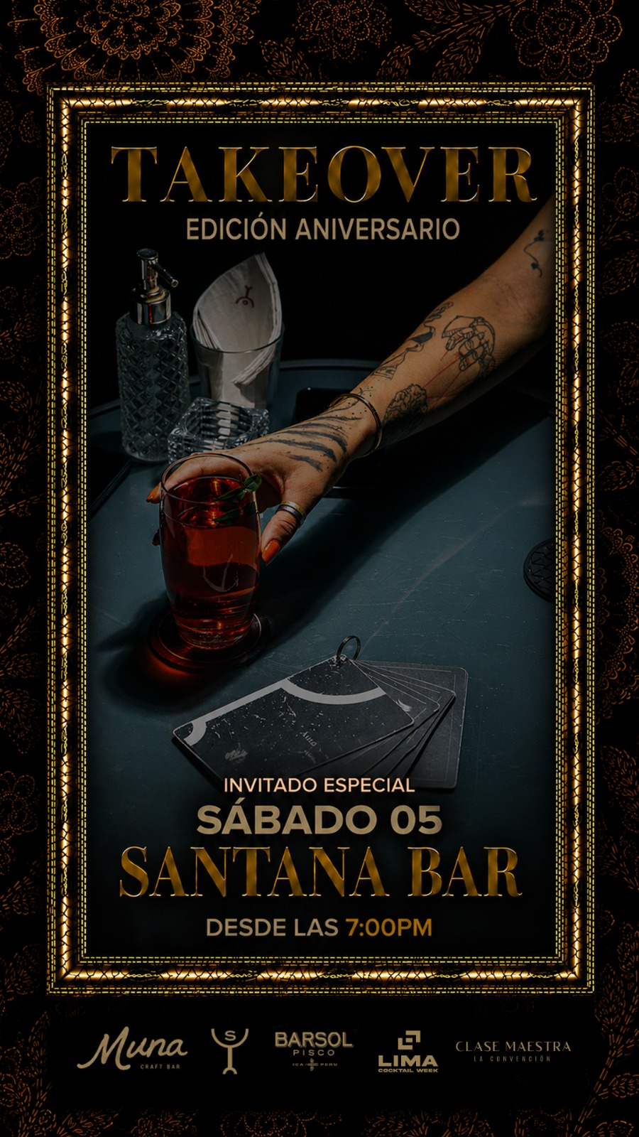 Santa Bar evento de aniversario en Muna