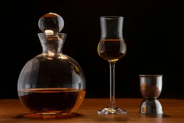 El destilado funciona como uno de los principales componentes de una bebida. Su influencia puede percibirse tanto en el aroma como en el sabor, la textura y la intensidad general del cóctel.